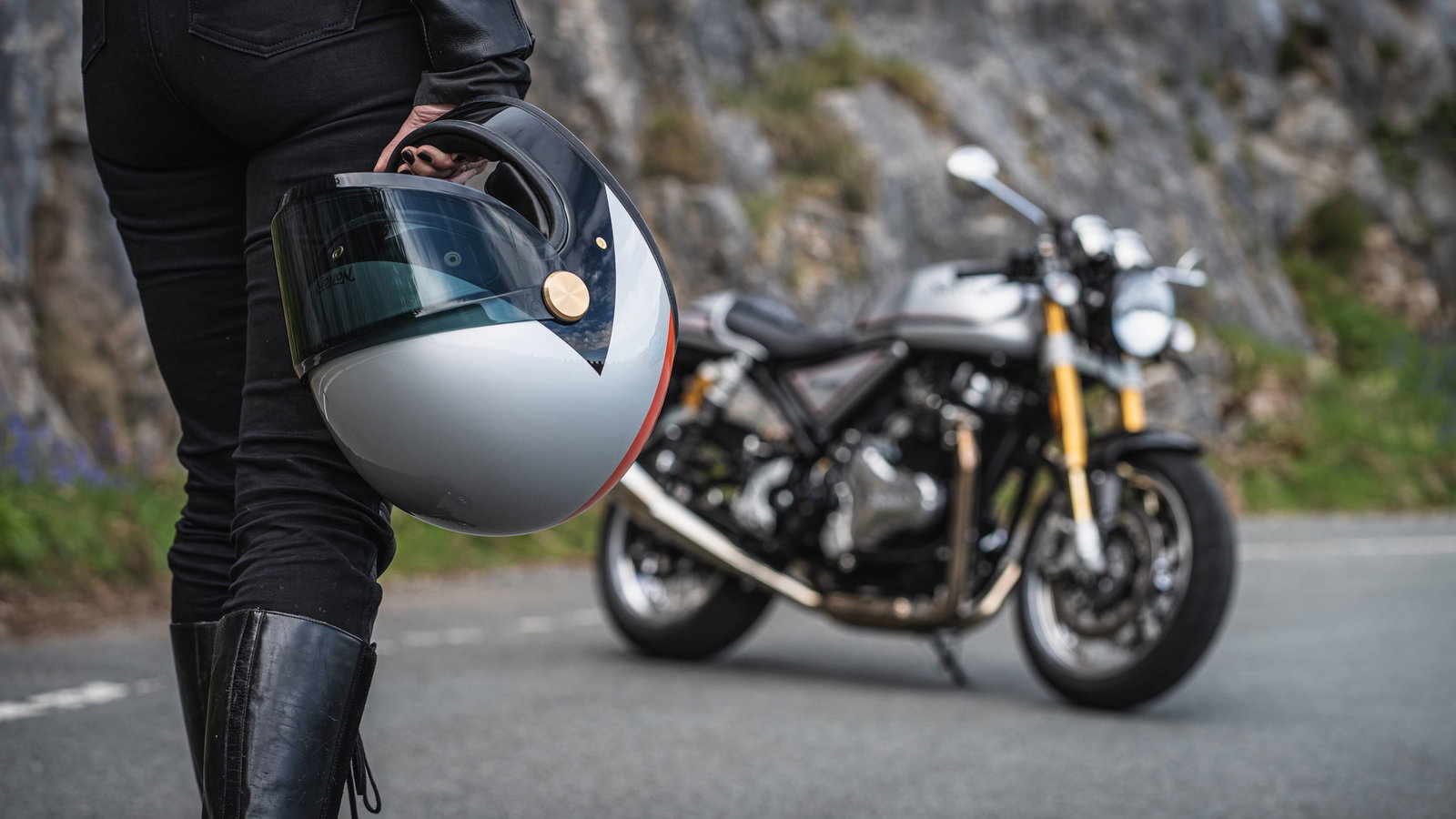 A Norton Commando 961 motorcycle